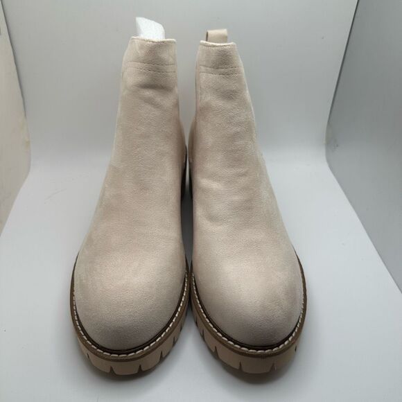 CUSHIONAIRE Women's Parade boot +Memory Foam 9 WIDE BONE NEW - Picture 2 of 7